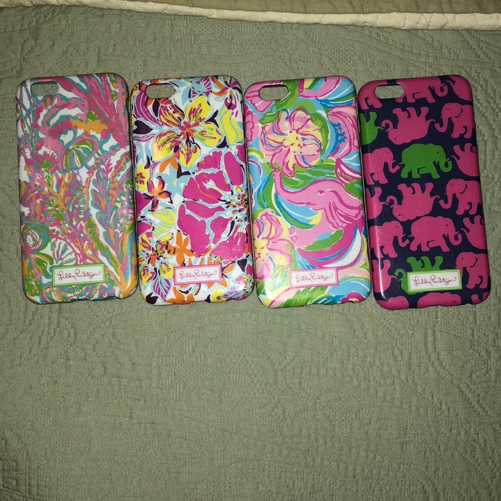 4 lily Pulitzer iPhone 6 cases!